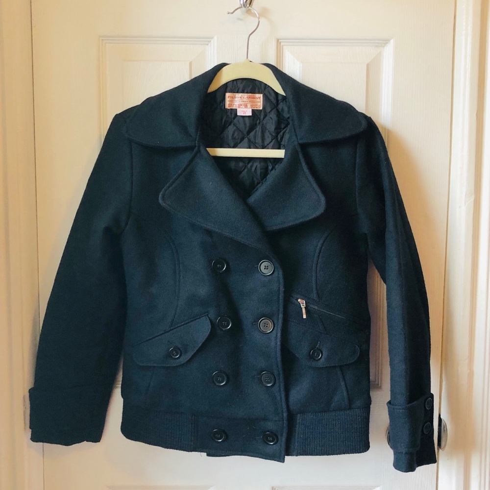 Filson Coat Wool Navy XS (4-6)